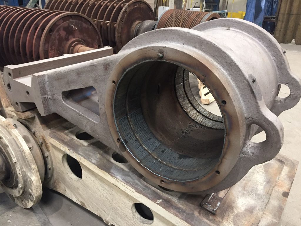 Pitman repair of Jaw crusher DCD 1000 x 800